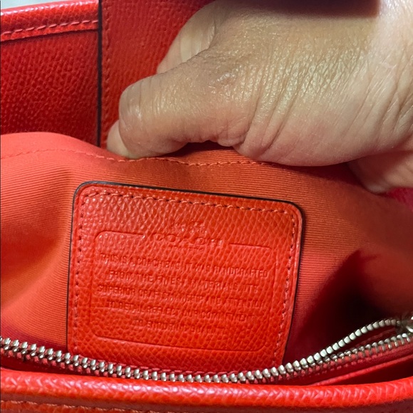 Coach Margot Carryall Satchel F34607 Crossgrain Leather Crossbody Bag & Dust Bag - Picture 4 of 11